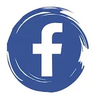 Logo facebook composé de la lettre F blanc dans un carré bleu